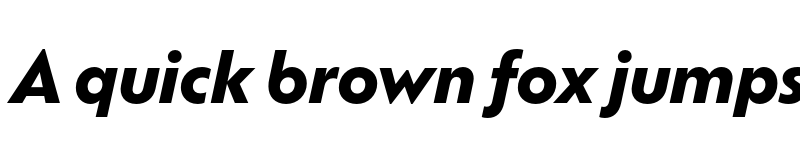 Preview of Ofelia Display Extrabold Italic font