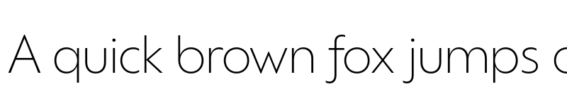 Preview of Ofelia Display Extralight font