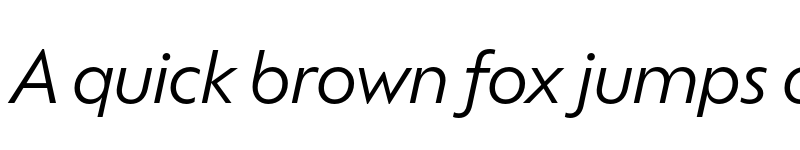 Preview of Ofelia Display Italic font