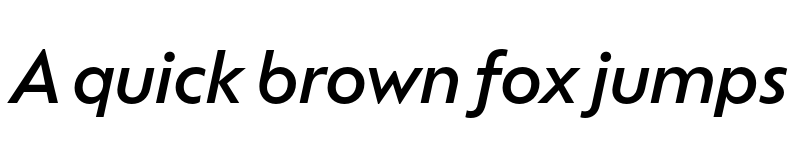 Preview of Ofelia Display Medium Italic font