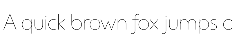 Preview of Ofelia Display Thin font