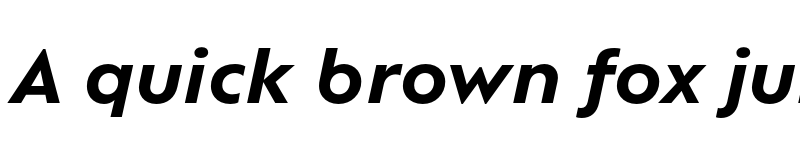 Preview of Ofelia Text Bold Italic font