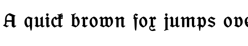 Preview of OffenbacherSchwabacherCAT Regular font