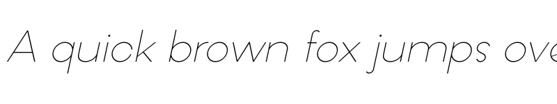 Preview of Offerings Italic font