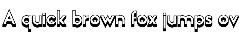 Preview of Official Hollow Regular font