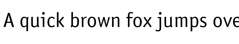 Preview of OfficinaSansCTT Regular font