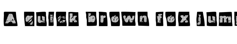 Preview of Offset Punk Regular font