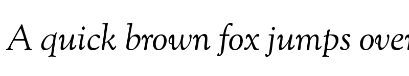 Preview of OFL Sorts Mill Goudy Italic font