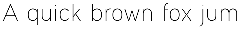 Preview of Ogonek Light Regular font