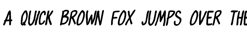 Preview of OhMaria Bold Italic font