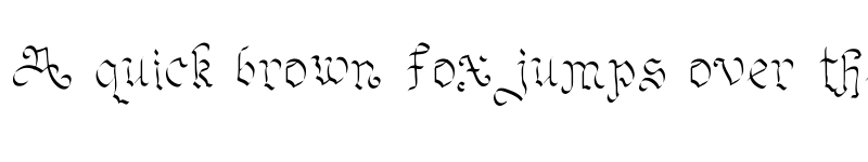 Preview of OhMyGoth Medium font