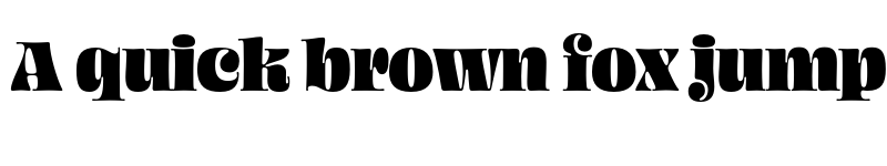 Preview of Ohno Blazeface 36 Point font