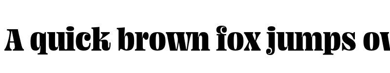 Preview of Ohno Fatface 18 Pt Narrow font