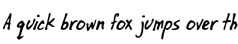 Preview of OilBats Basic font