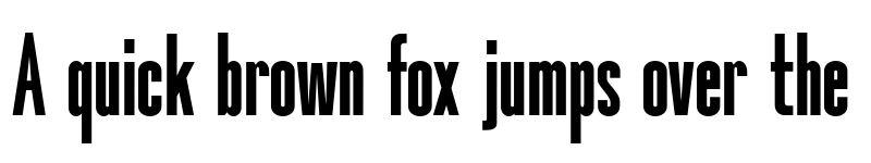 Preview of Okana Black font