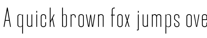 Preview of Okana ExtraLight font