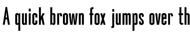 Preview of Okana UltraBold font