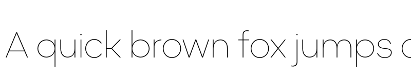 Preview of Okta ExtraLight font