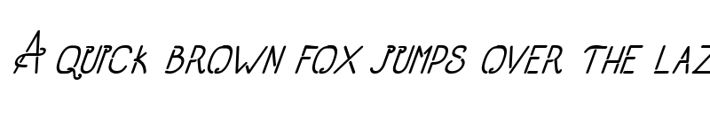 Preview of Old Alpha Italic Regular font