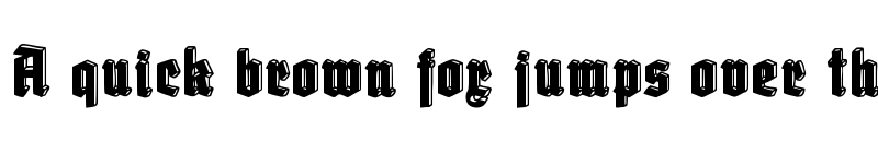 Preview of Old Deutschland Regular font