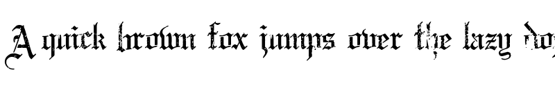 Preview of Old England Gothic Regular font
