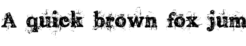 Preview of Old printing press_FREE-version Regular font