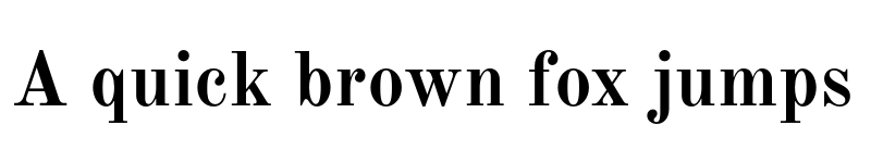 Preview of Old Standard Bold font