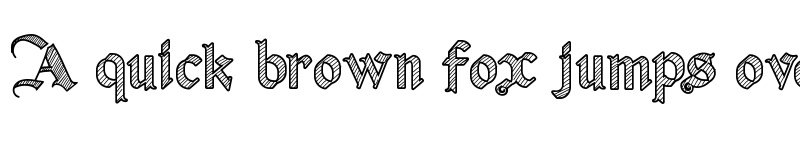 Preview of Old Wise Sketch Regular font