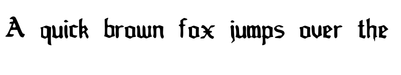 Preview of Old_Englished_Boots Medium font