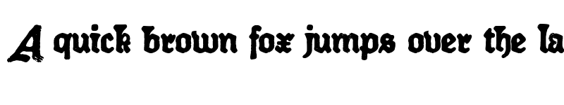 Preview of Older Dictator Regular font