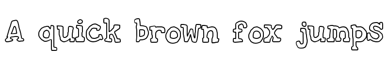 Preview of oldies cartoon Medium font