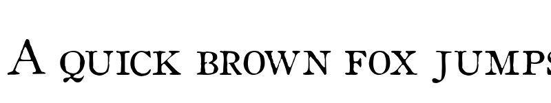 Preview of Oldstyle Small Caps HPLHS font