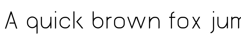 Preview of Oligopoly ExtraLight font