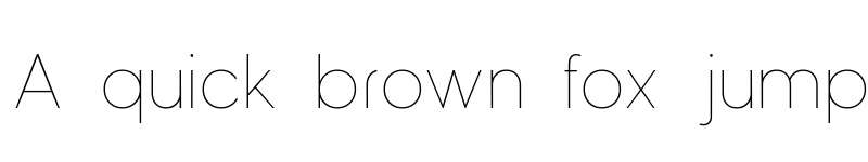 Preview of Olive Display Thin font