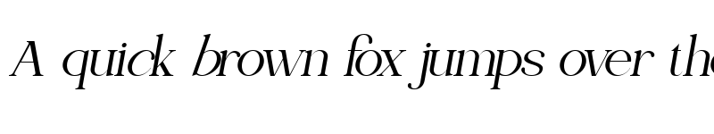 Preview of OliverOblique Regular font