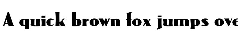 Preview of Omega CAT Regular font