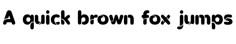 Preview of OMEGLE Regular font