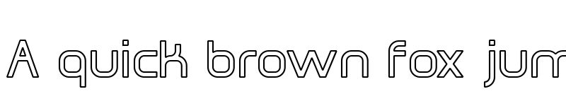 Preview of Omicron Zeta Hollow Regular font