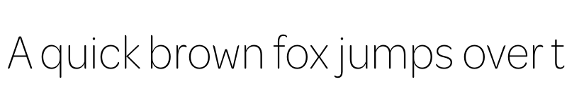 Preview of Omnes Cond ExtraLight font