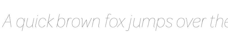 Preview of Omnes Cond Hairline Italic font