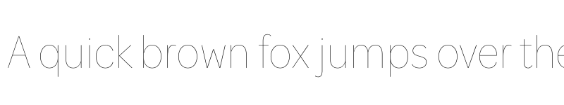 Preview of Omnes Cond Hairline font