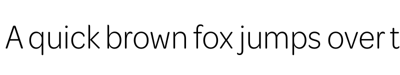 Preview of Omnes Cond Light font