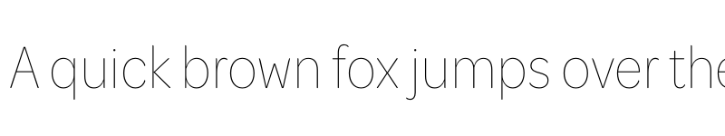 Preview of Omnes Cond Thin font