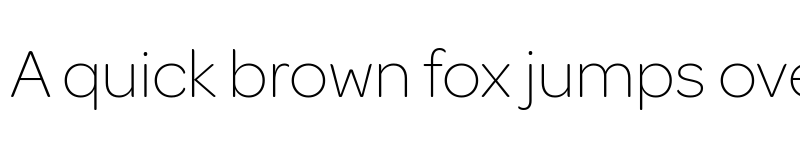 Preview of Omnes ExtraLight font