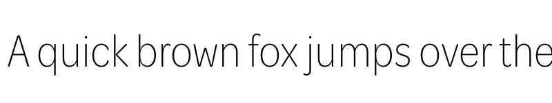 Preview of Omnes Narrow ExtraLight font