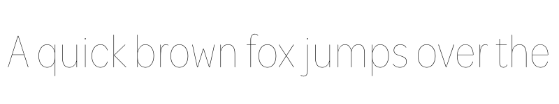 Preview of Omnes Narrow Hairline font