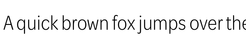 Preview of Omnes Narrow Light font