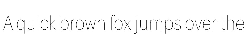 Preview of Omnes Narrow Thin font