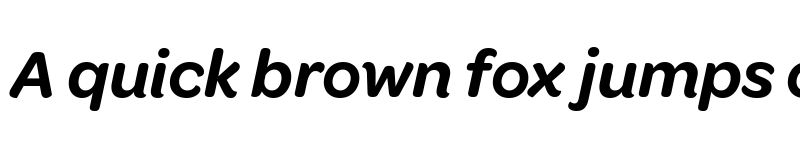 Preview of Omnes SemiBold Italic font