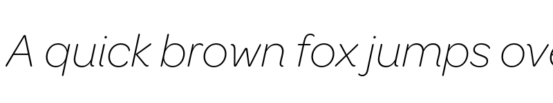 Preview of OmnesGreek ExtraLight Italic font